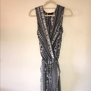 Black and white jumpsuit